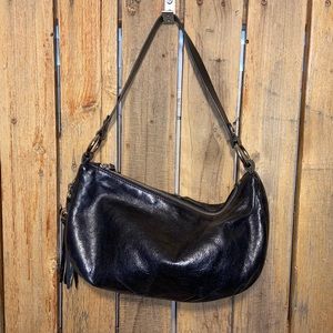 Hobo Black Leather Satchel